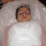 Funeral of Romanian girl