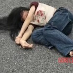 Dead Chinese girl