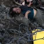 Dead female Kurdish soldier