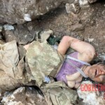 Dead female Kurdish soldier