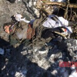 Dead female Kurdish soldier