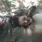 Dead female soldier