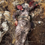 Dead female soldier