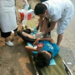 Man with severed dick