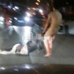 Man with severed dick