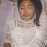 Funeral of hanged girl