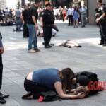 Dead girl in Times Square