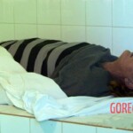 Dead woman in morgue