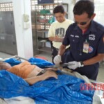 Drowned Thai woman