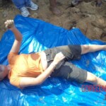 Drowned Thai woman