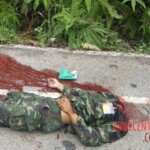 Executed Thai soldier