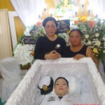 Funeral of Asian woman in uniform