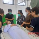 Funeral of Asian woman in uniform