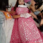 Funeral of cute asian girl