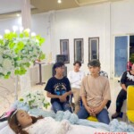 Funeral of cute asian girl