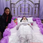 Funeral of young woman