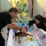 Funeral of young Indonesian woman