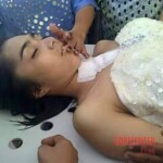 Funeral of young Indonesian woman