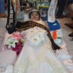 Funeral of young Indonesian woman