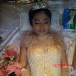 Funeral of young Indonesian woman