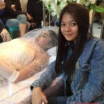 Funeral of young Indonesian woman