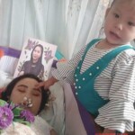 Funeral of Asian woman