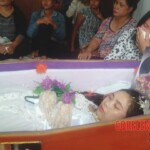 Funeral of Asian woman