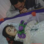 Funeral of Asian woman