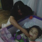 Funeral of Asian woman