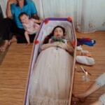 Funeral of Asian woman