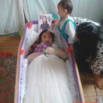 Funeral of Asian woman