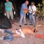 Murdered woman in forest