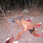 Murdered woman in forest