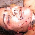 Murdered woman in forest