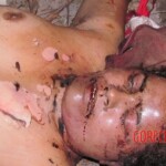 Murdered woman in forest