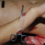 Stabbed woman in morgue