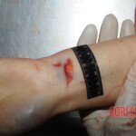 Stabbed woman in morgue