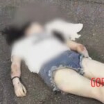 Chinese couple bike accident