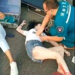 Chinese couple bike accident