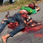 Thai guy crushed by truck