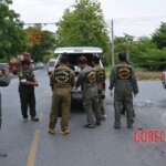 Thai guy crushed by truck
