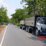 Thai guy crushed by truck