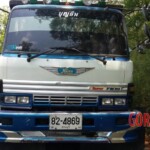 Thai guy crushed by truck