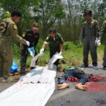 Thai guy crushed by truck