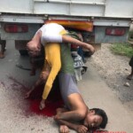 Three men on scooter crash