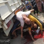 Three men on scooter crash