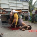 Three men on scooter crash