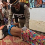 Hanged Cambodian girl