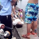 Drowned Chinese girl