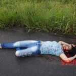 Executed young woman